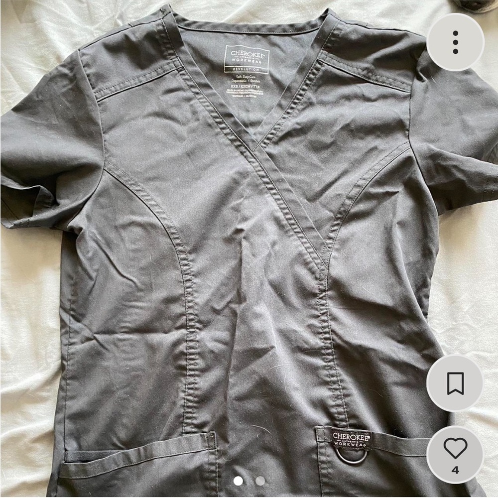 Cherokee Scrub top xxs